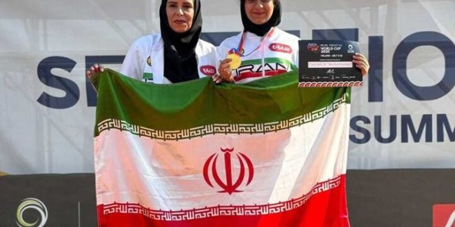 دختر ۱۶ ساله ایران با طلای جهان