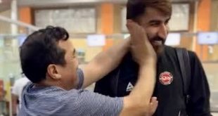 شوخی عجیب بیرانوند و خداداد عزیزی + فیلم