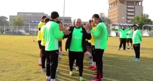 مراسم معارفه علیرضا منصوریان در تمرین الطلبه + ویدئو